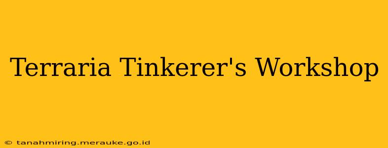 Terraria Tinkerer's Workshop