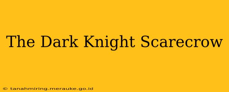 The Dark Knight Scarecrow