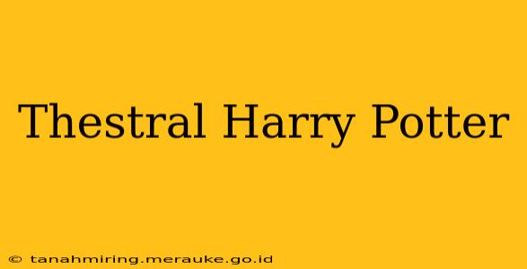 Thestral Harry Potter