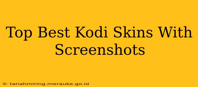 Top Best Kodi Skins With Screenshots