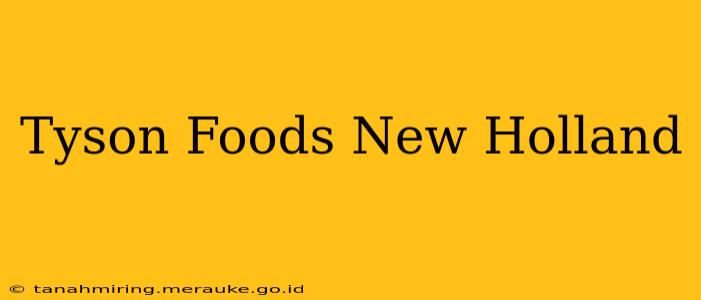 Tyson Foods New Holland