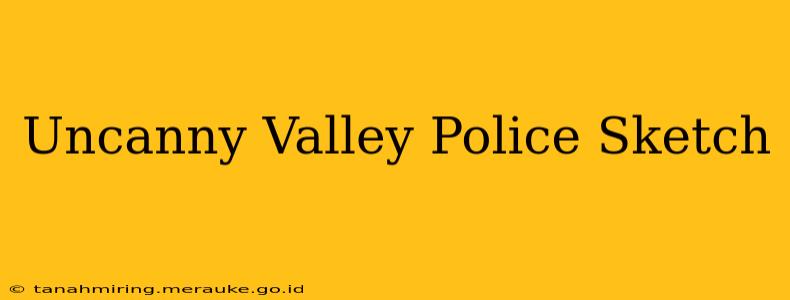 Uncanny Valley Police Sketch