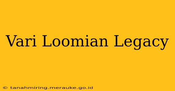 Vari Loomian Legacy