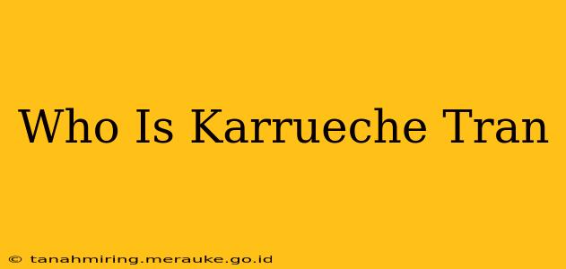 Who Is Karrueche Tran
